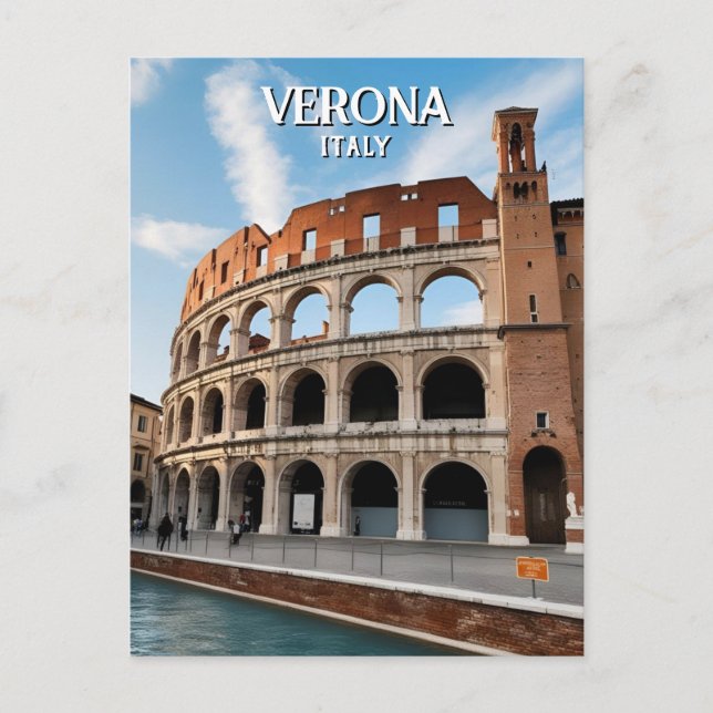 L'Arène de Vérone, Italie Carte postale (Devant)