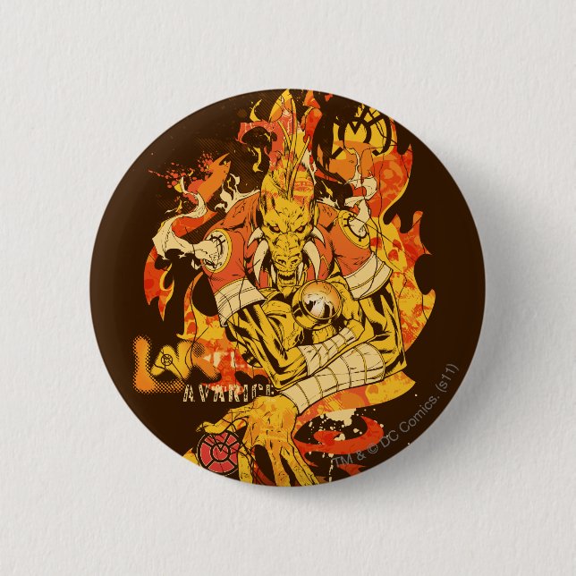 Larfleeze - Agent Orange 10 2 Inch Round Button (Front)