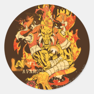 Larfleeze - Agent Orange 10 Classic Round Sticker