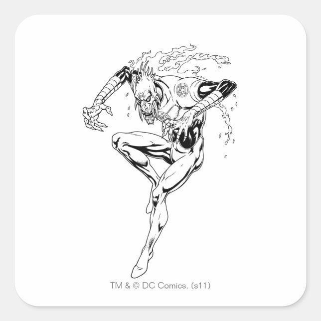 Larfleeze - Agent Orange 3 Square Sticker (Front)