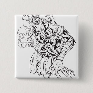 Larfleeze - Agent Orange 9 2 Inch Square Button