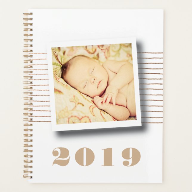 LARGE 2019 Photo Planner Journal Diary (Front)