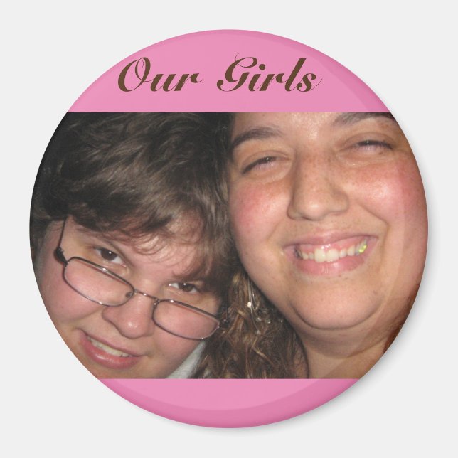 Large, 3 Inch Round Magnet (Front)