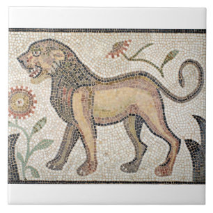 Large (6" x 6") Ceramic Photo Tile/Roman mosaics Tile