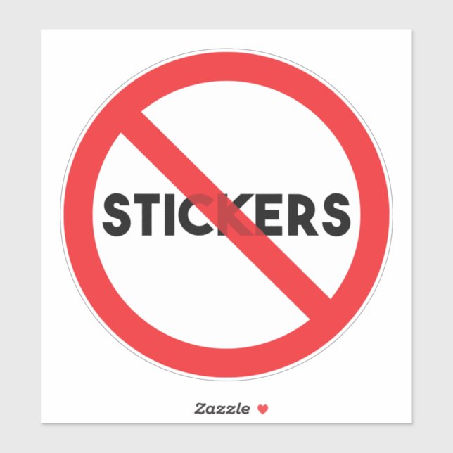 Large 8"x8" Custom-Cut "No Stickers" Vinyl Sticker (Sheet)