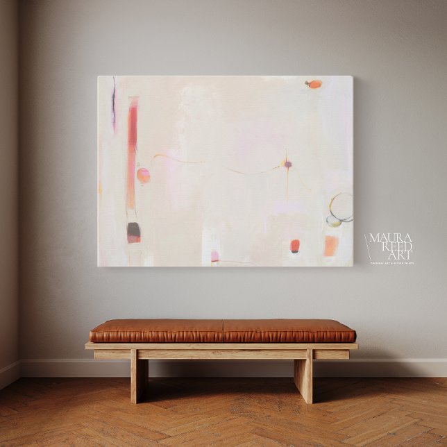 Large  Abstract Painting by Maura Reed Canvas Print (Creator Uploaded)