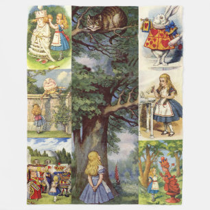 Large Alice in Wonderland Blanket