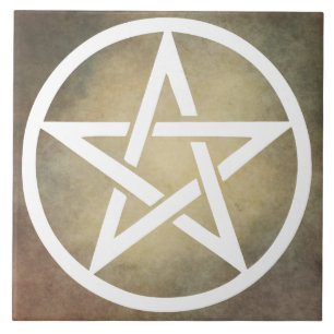 Large Altar Tile - Pentacle Earth