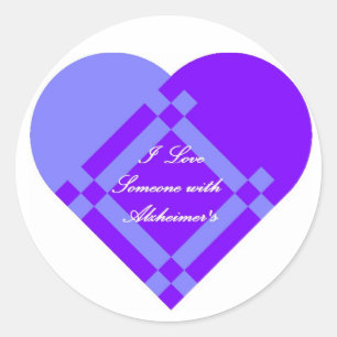 Large Alzheimer's Sticker