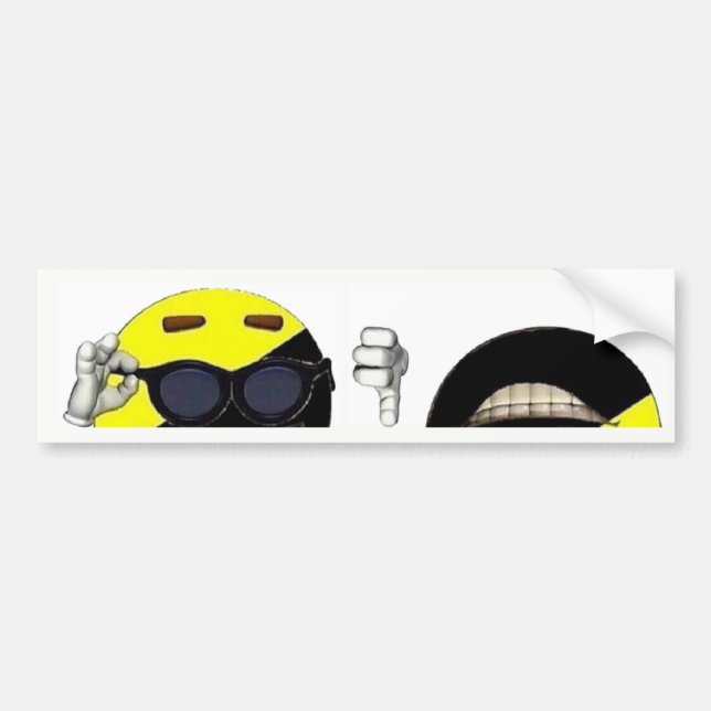 Large Ancap Ball Gold Tier Size Bumper Sticker (Front)