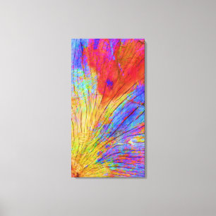 Large and Modern Design Wrapped Canvas Print
