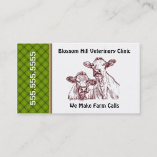 Large Animal Veterinary Business Card
