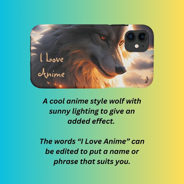 Large anime wolf  Case-Mate iPhone case (Creator Uploaded)