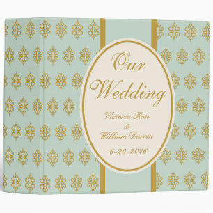 Large Antique Lace Wedding Scrapbook Binder