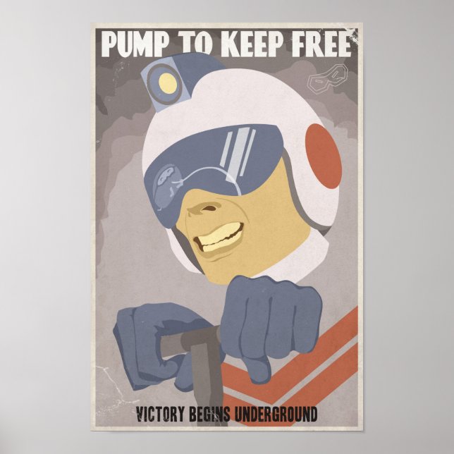 Large - Arcade game propaganda poster (Front)