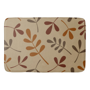 Large Assorted Fall Leaves Design Bath Mat