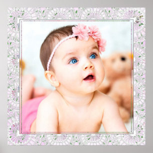 Large Baby Photo Poster