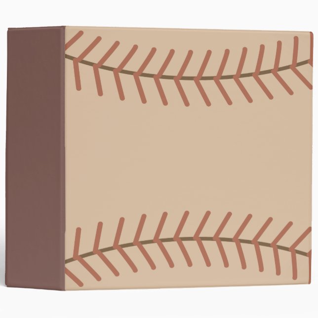 Large Baseball Album Binder Gift (Front/Spine)