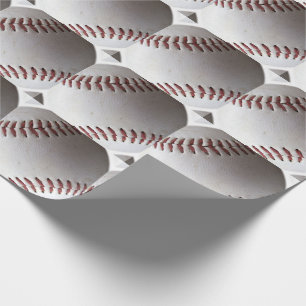 Large Baseball Pattern Wrapping Paper