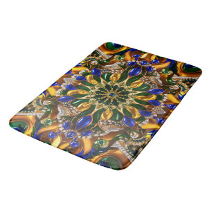 Large bath mat with Brazil Colours