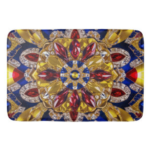 Large bath mat with Colombia Colours