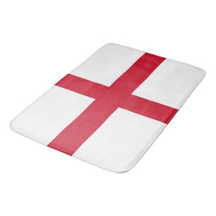 Large bath mat with flag of England