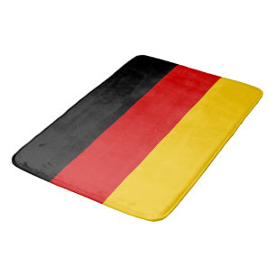 Large bath mat with flag of Germany