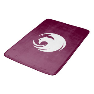 Large bath mat with flag of Phoenix City