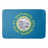 Large bath mat with flag of South Dakota, USA (Front)