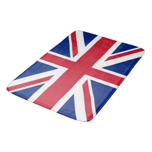 Large bath mat with flag of United Kingdom