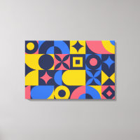 Large Bauhaus Art Canvas Print 12 -Size Adjustable