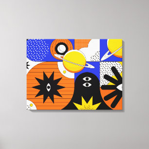 Large Bauhaus Art Canvas Print 8 (Size Adjustable)