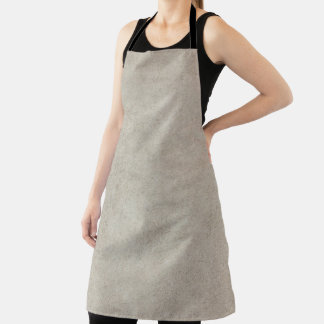 Large Beige Apron with Black Strap
