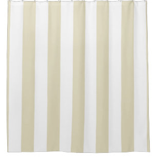Large Beige White Vertical Stripes #2