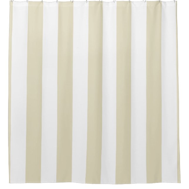 Large Beige White Vertical Stripes #2 (Front)
