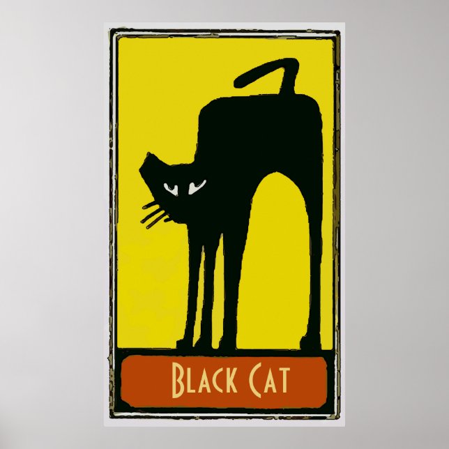 Large Black Cat, Poster (Front)
