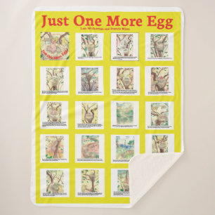 Large Blanket Just One More Egg