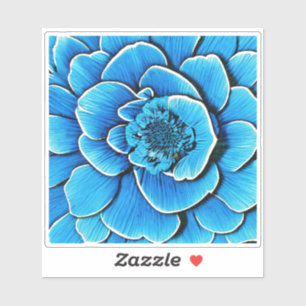 Large Blue Camellia Blossom