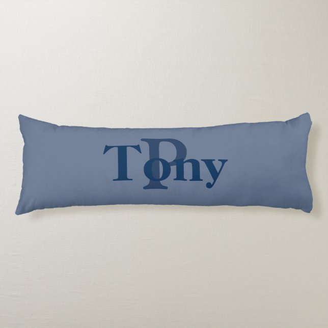 Large Blue Comfort Colours Body Pillow (Front)