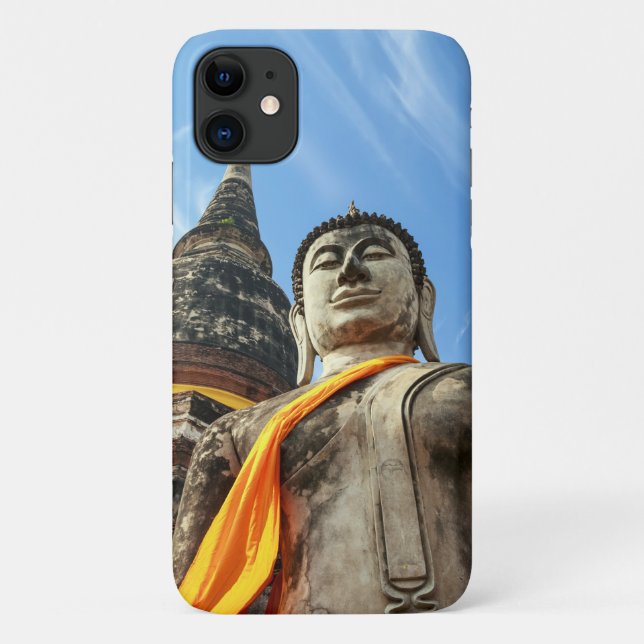 Large Buddha in Ayutthaya, Thailand Case-Mate iPhone Case (Back)