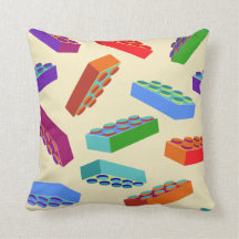 Large building block toys pillow