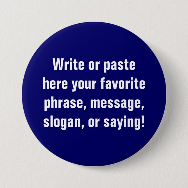 Large Button (3  Inch) (Front)