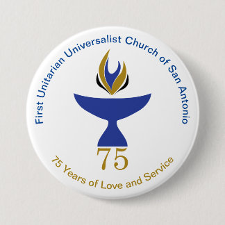 Large Button, 3 inches Inch Round Button