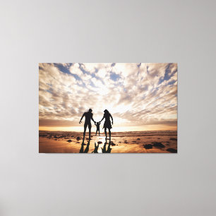 large canvas print for family photo