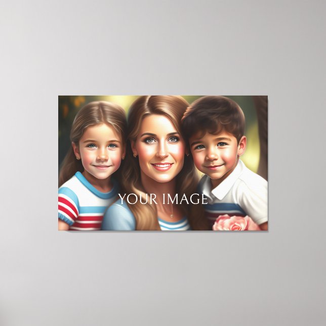 large canvas print for family photo (Front)
