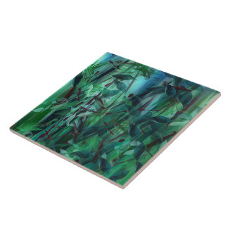 Large ceramic accent tile