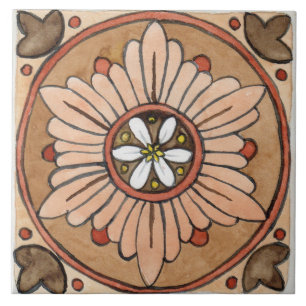 Large ceramic tile Sicily-inspired “Mozia”