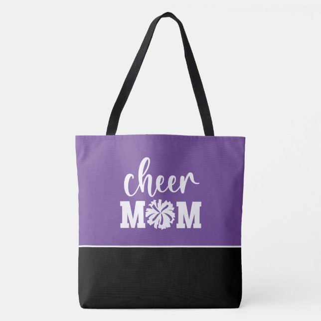 Large Cheer Mom Tote Bag (Front)