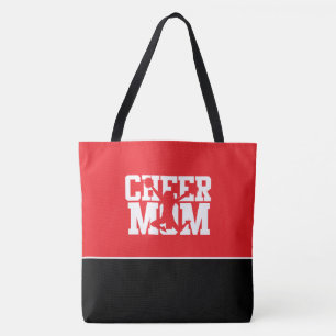 Large Cheer Mom Tote Bag