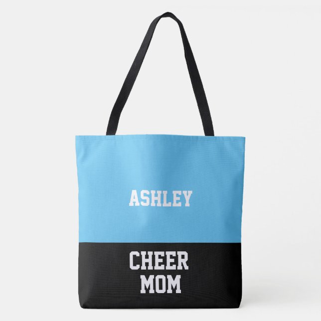 Large Cheer Mom Tote Bag (Front)